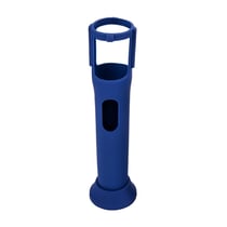 Protection Silicone Antichoc Pour Microphone Sans Fil Avec Base De Rangement Bleu YONIS