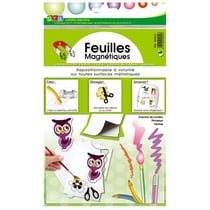 12 feuilles magnétiques à imprimer