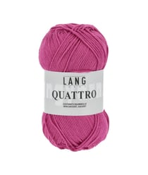 Fil à tricoter 100% coton QUATTRO - Lang Yarns 64 Rose