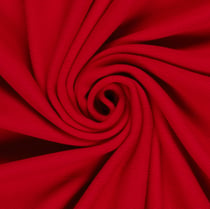 Tissu Micro Polaire tout doux uni Rouge