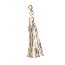 Pompon avec fermoir rose gold 9cm