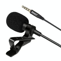 Microphone Lavalier Professionnel 3.5mm Pour Smartphone Et Ordinateur 2m YONIS