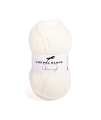 Fil à tricoter UTTACRYL - Cheval Blanc 16 Naturel