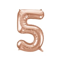 Ballon Géant Chiffre 5 Rose Gold (86 cm)