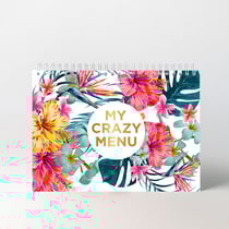 Planificateur de Repas Tropical Blue