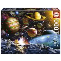 Puzzle 1000 pcs – Mission asteroide - Educa Borras - Rouge