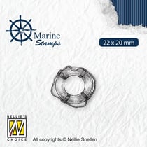 Tampon transparent bouée marine NELLIE SNELLEN