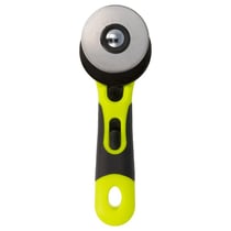 Cutter rotatif 60mm vert/noir avec cran de sécurité