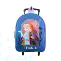 Sac à dos à roulettes 31 cm maternelle La Reine des Neiges / Frozen Bleu - BAGTROTTER