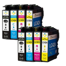 Pack de  Cartouches Compatibles BROTHER LC424 pour Imprimantes DCP J1200W