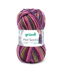 Laine à chaussettes à tricoter HOT SOCKS COLOR - Grundl - certifiée Oeko-Tex 402 Violet