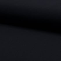 Tissu Jersey crêpe uni Bleu marine