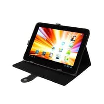 Housse de Protection Tablette Tactile 10.1 Pouces Universelle Support Cuir Noire YONIS