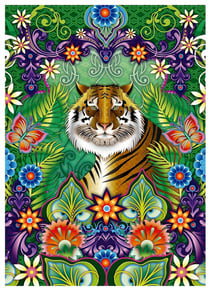 Puzzle sa majeste le tigre du bengale 500 pieces - art et animaux sauvages - educa - 19912