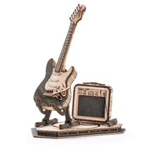 Guitare électrique Robotime - 100 pièces et + - Bois - 220 x 105 x 170 mm