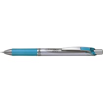 Porte-mine Pentel Energize - Pointe 0,7 mm - Argent/Bleu ciel - Lot de 12