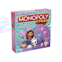 Jeu classique Winning Moves Monopoly Junior Gabby et la Maison Magique