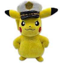 Peluche Capitaine Pikachu 20 cm - Pokémon - 2 ans et +