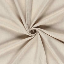 Tissu Chambray Lin Coton Chevrons Ecru