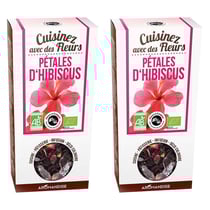 Fleurs comestibles bio - Pétales d'Hibiscus 160 g