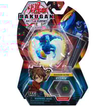 Bakugan ultra battle planet : vicerox avec carte - boule bleue - spin master 20119407
