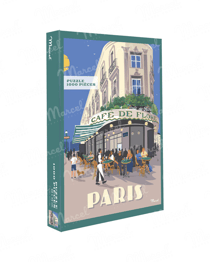 1000p Paris Boulevard Saint-Germain - Marcel Travel Posters