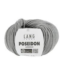 Pelote de laine Vierge Poseidon - Lang Yarns 24 Gris
