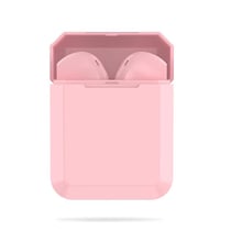 Ecouteurs Bluetooth Sans Fil V5.0 HiFi Avec Boîtier De Charge Et Contrôle Tactile Rose YONIS