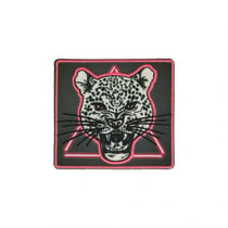 Ecusson thermocollant fluo panthère 6cm x 5cm