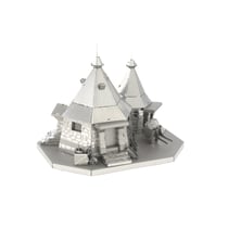 MetalEarth: HARRY POTTER / LA CABANE DE HAGRID 8x6.1x6.4cm, maquette 3D en métal avec 2 feuilles, sur carte 12x17cm, 14+