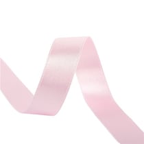 Bobine 25m ruban satin double face Rose fabriqué en France