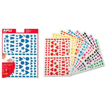 Apli Agipa - Gommettes coeur et clochettes x 1 120