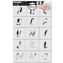 2 pochoirs de décoration - Alphabet