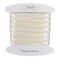 Biais satin écru 9mm par 5 mètres – designers-factory