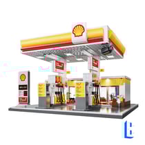 Jeux De Construction - Cada - La Station Essence Shell -