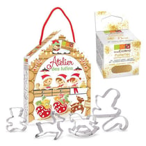 Kit pâtisserie Atelier des lutins + paillettes dorées
