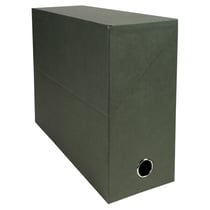 Boite transfert Economique Dos 120mm - Vert foncé - x 5 - Exacompta