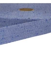 Bobine 20m sangle chinée bleu roi