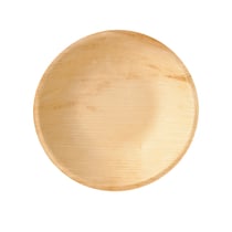6 Coupelles Rondes - Feuille de Palmier