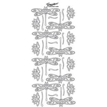 PEEL OFF'S  LIBELLULES ARGENT 05x232