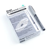 Lot de 12 marqueurs permanents - PENTEL - Noir - Pointe 2,0 mm - Tracé 0,9 mm