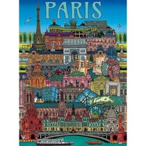 Puzzle 500 pièces - Paysage urbain de Paris - Gibsons