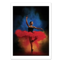 Affiche 30x40 cm -  Color Dance - Sebastian Kisworo