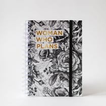 Agenda Semainier Janvier 2026 - Décembre 2026 Pivoines Black - Women Warriors