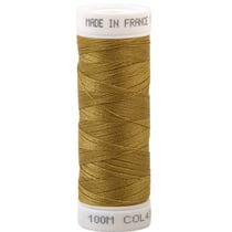 Fil à coudre polyester 100m made in France - beige camel 435