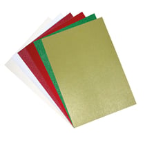 Feuilles de papier cartonné Sizzix Surfacez A4 - Tous niveaux - 50 feuilles - Or - 92,5 lb