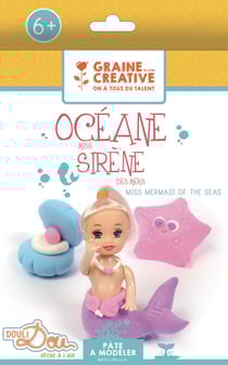 KIT PATE A MODELER LEGERE "OCEANE MISS SIRENE DES MERS