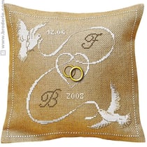 LUC - Kit point compté Dictons autour des oiseaux 53x53 cm