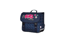 Cartable 38 cm – KIP GIRL YOU ROCK – Bleu Marine – 2 compartiments