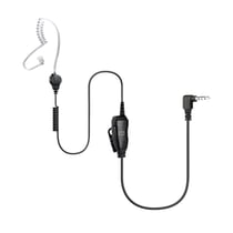 Crosscall Écouteurs Filaires Prise Jack 3.5mm avec Bouton Push to Talk et Micro Noir